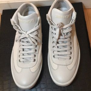 Jimmy Choo light beige sneakers 42.5 (US 9.5).